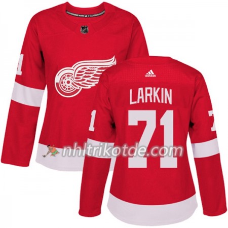 Detroit Red Wings Trikot Dylan Larkin 71 Adidas 2017-2018 Rot Authentic - Dame